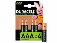 Аккумулятор AAA - Duracell 900mAh 4BL (4 штуки)