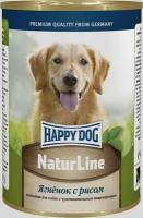 Happy dog Кусочки в фарше для собак - ягненок и рис 0,41 кг 49537 (10 шт)