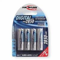 Аккумулятор Ansmann DIGITAL PROFESSIONAL АА, 2850mAh, 4шт в блистере