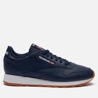 Кроссовки Reebok Classic Leather синий, Размер 45 EU