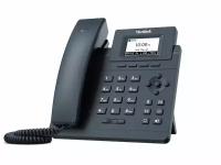 VoIP-телефон Yealink SIP-T30P чёрный ( 1 аккаунт, PoE, БП в комплекте)