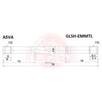 Полуось левая Asva GLSHEMMTL