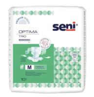 Seni Optima Trio / Сени Оптима Трио - подгузники для взрослых с поясом, M, 10 шт