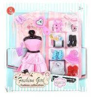 Одежда и аксессуары для куклы 29 см (платье, обувь, сумочки)