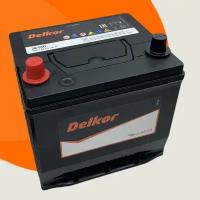 Аккумулятор автомобильный DELKOR 26-550 (6CT-60) 60 Ач, пуск. ток 550 А, прямая полярность, 206x172x205