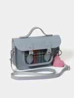 Сумка-ранец кожаная Cambridge Satchel The 11 Inch Batchel (French Grey & Macbeth Ancient)