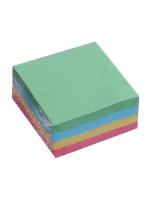 Блок бумаги с клейким слоем 250 листов 4 цвета 51 мм х 51 мм