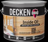 Масло для стен и потолков Decken Insidе Oil дуб антик 2,5 л