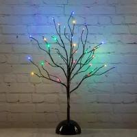 Koopman Светящееся дерево Сказочная Липа 40 см, 32 разноцветные мини LED лампы, на батарейках AXZ201040
