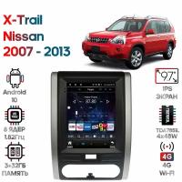 Штатная магнитола Wide Media Nissan X-Trail 2007 - 2013 [Android 10, 3/32GB, 8 ядер, 4G, TDA7850, DSP, SPDIF, 9,7