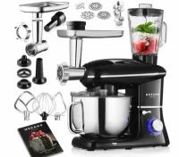 Кухонный комбайн с мясорубкой Mozano Kitchen Assistant 2200 Вт черный