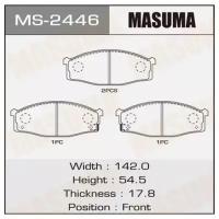 Колодки дисковые Masuma AN-483K (1/12), MS2446 MASUMA MS-2446