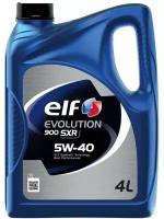 Синтетическое моторное масло ELF Evolution 900 SXR 5W-40, 4 л, 3.9 кг, 1 шт