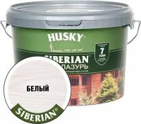 Лазурь HUSKY Siberian 2,5 л полуматовая белая