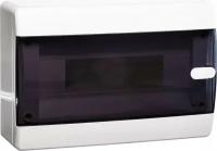Щит навесной Tekfor CNK 40-12-1 12 модулей прозрачная черная дверца IP41 01-04-005 TEKFOR 4603000247664