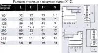 Кулачки обратные d315 к патронам серии К12 \