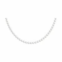 Серебряное колье Diamant online 283854 с жемчугом, Серебро 925°, 40-45