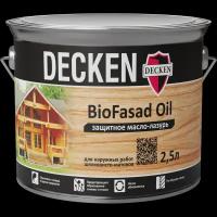 Защитное масло-лазурь Decken BioFasad Oil капучино 2,5л