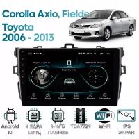 Штатная магнитола Wide Media Toyota Corolla Axio, Fielder 2006 - 2013 / Android 9, 9 дюймов, WiFi, 2/32GB, 4 ядра