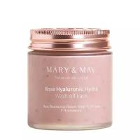 Mary&May Глиняная маска для глубокого увлажнения Rose Hyaluronic Hydra Clow Wash off Pack