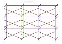 Леса строительные (ДхВ) 9х6 метра без настилов