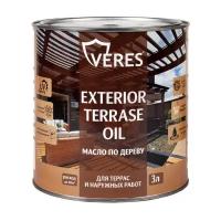 Масло для дерева Veres Exterior Terrase Oil, 3 л, тик