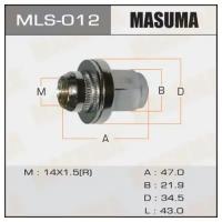 Гайки Masuma 14x1.5 Land Cruiser, с шайбой D 35mm / под ключ=22мм (упаковка 20 штук), mls012 MASUMA mls-012