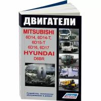 Руководство по ремонту и обслуживанию дизельных двигателей Mitsubishi, Hyundai (6D14, 6D15, 6D16, 6D17, D6BR) (1990-1999 гг.)