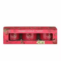 Подарочный набор из 3 свечей Yankee Candle Red Raspberry