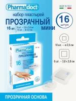 Лейкопластырь Pharmadoct Пластырь Прозрачный мини 16шт