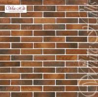 Декоративно-облицовочный кирпич White Hills Терамо Брик, коричнево-медный 353-70, бетон, в упак 0,65