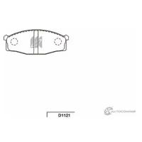 Колодки тормозные передние ATLAS KASHIYAMA D1121