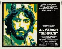 Плакат, постер на холсте Серпико (Serpico, 1973г). Размер 21 на 30 см