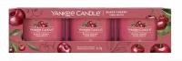 Подарочный набор из 3 свечей Yankee Candle Votive Black Cherry