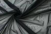 Ткань полиэстеровая сетка черная