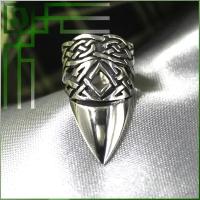 Кольцо коготь с кельтским узором на ногтевую фалангу, ювелирное украшение Joker-studio