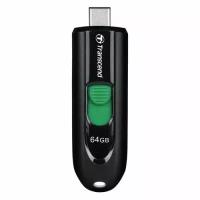 Флешка USB (Type-C) Transcend Jetflash 790С 64ГБ, USB3.0, черный [ts64gjf790c]