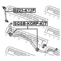 Втулка переднего стабилизатора комплект d21, SGSBKORFKIT FEBEST SGSB-KORF-KIT