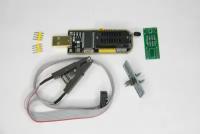 Комплект Flash BIOS USB программатор CH341A, SOIC8 SOP8 с зажимом-прищепкой и платой