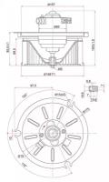 Мотор печки ISUZU FORWARD FR33 24V Sat ST1835611001