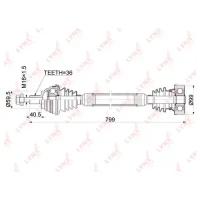 Привод в сборе R, CD1131 LYNXauto CD-1131