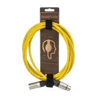 HeadMade Viper Interconnect XLR(F) to XLR(M) yellow, 3m жёлтый - микрофонный кабель