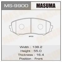 Колодки дисковые Masuma AN- ESCUDO/TD54W, TD94W front (1/12) MS-9900, MS9900 MASUMA MS-9900