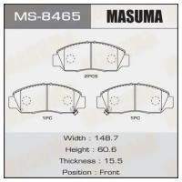 Колодки дисковые Masuma AN-668WK (1/12), MS8465 MASUMA MS-8465