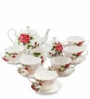 Чайный сервиз на 6 персон Золотая Роза Рафаэлло (Pavone) JS-13 113-451584