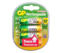 Аккумуляторы GP AA R6 2700mAh Ni-MH, 4 шт