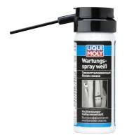 LiquiMoly Wartungs-Spray weiss (0,05 л) Грязеотталкивающая белая смазка (7556)