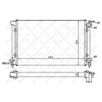 радиатор системы охлаждения VW Golf/Jetta 1.5-1.8 83], 1025004SX STELLOX 10-25004-SX