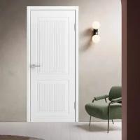 Дверь межкомнатная Paputin's Doors Afina 2 Белая, Дерево, Эмаль 700x2000, Глухая