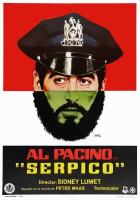 Плакат, постер на холсте Серпико (Serpico, 1973г). Размер 21 на 30 см